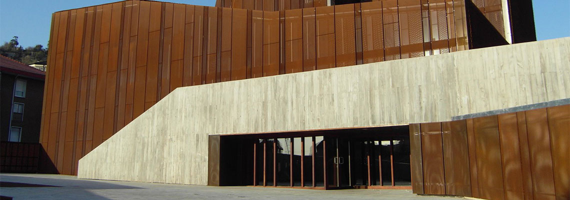 Fachadas em aço corten